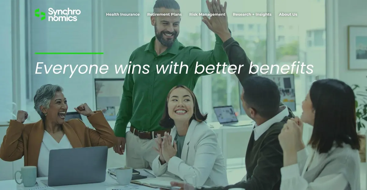 Synchronomics website design